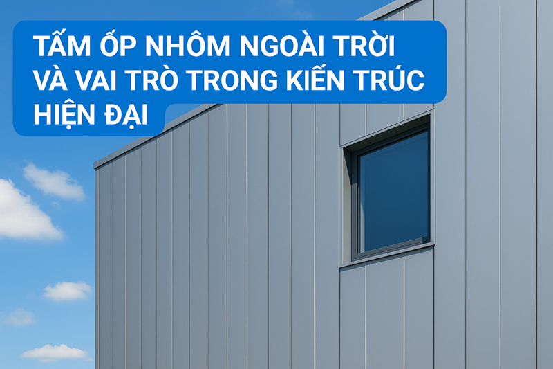 Tấm Ốp Nhôm Ngoài Trời Và Vai Trò Trong Kiến Trúc Hiện Đại