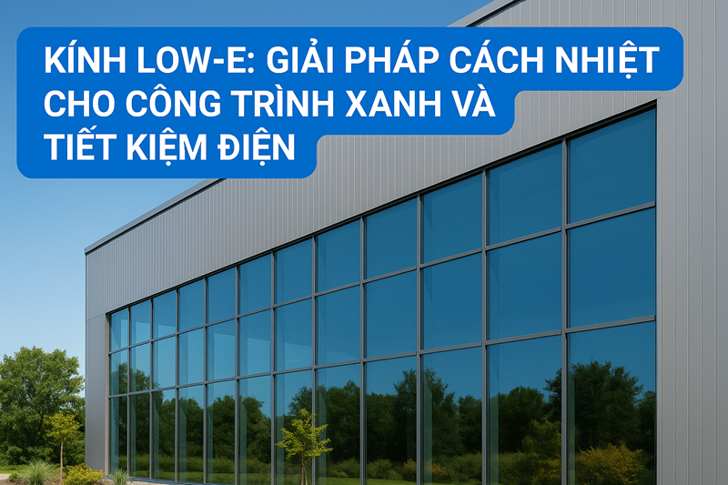 Kính Low-E: Giải Pháp Cách Nhiệt Cho Công Trình Xanh Và Tiết Kiệm Điện