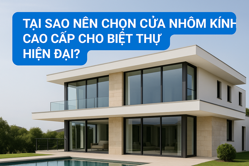 Tại Sao Nên Chọn Cửa Nhôm Kính Cao Cấp Cho Biệt Thự Hiện Đại?