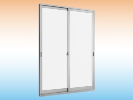 CỬA ĐI LÙA 2 CÁNH 2 RAY TRƯỢT