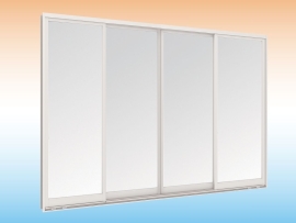 Cửa sổ trượt (2–4 cánh trên 2 ray)
