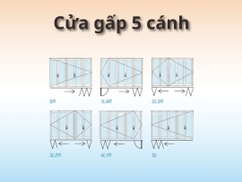 Cửa xếp trượt (2-8 cánh)