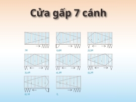 Cửa xếp trượt (2-8 cánh)