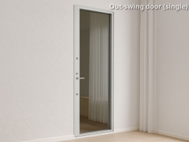 Out-swing door (single)