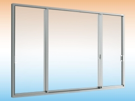 Sliding door (3 panels on 2 tracks) SFS