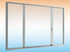 Sliding Window (3 panels on 2 tracks) SFS