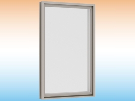 Vách kính cố định, vách góc